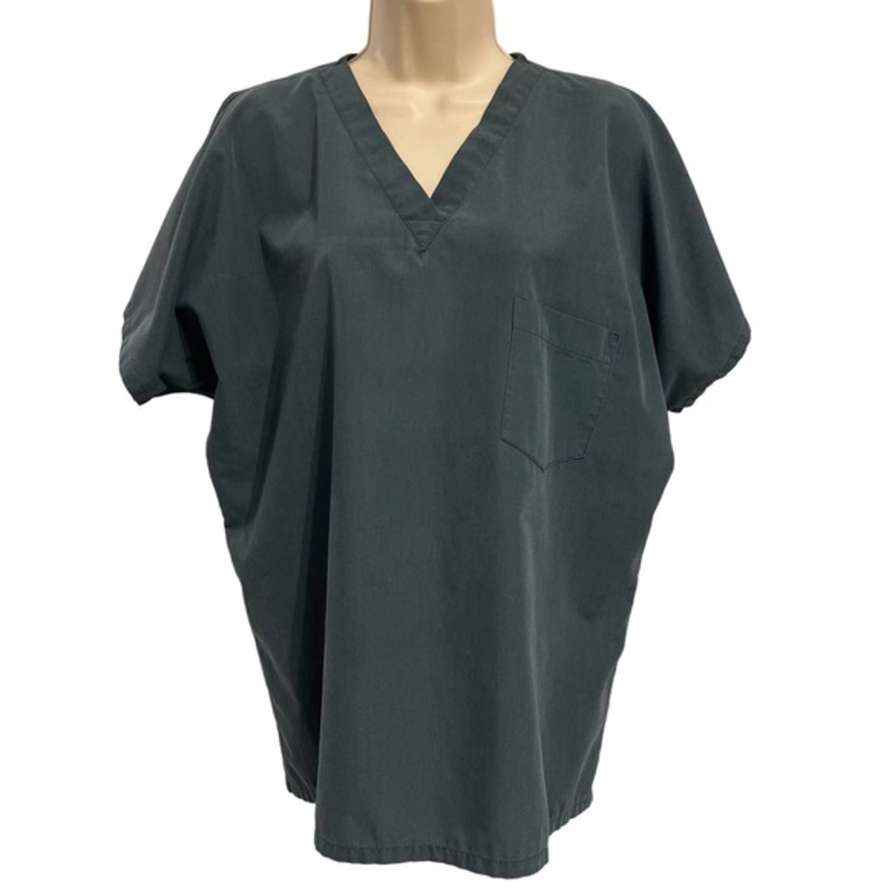 Dark Green Medical Scrub Top Women's Medium Pre-Owned‎